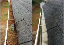 Gutter cleaning service in the woodlands